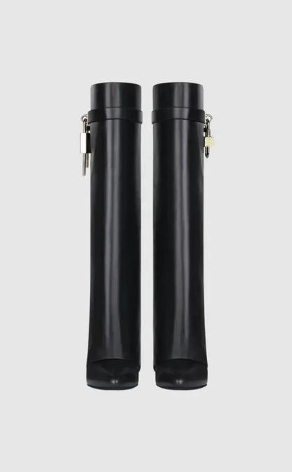 Damen Stiefel Vegan-Leder Elegant