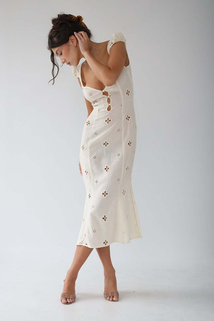 Damen Hochzeitsgästekleid Midi-Kleid