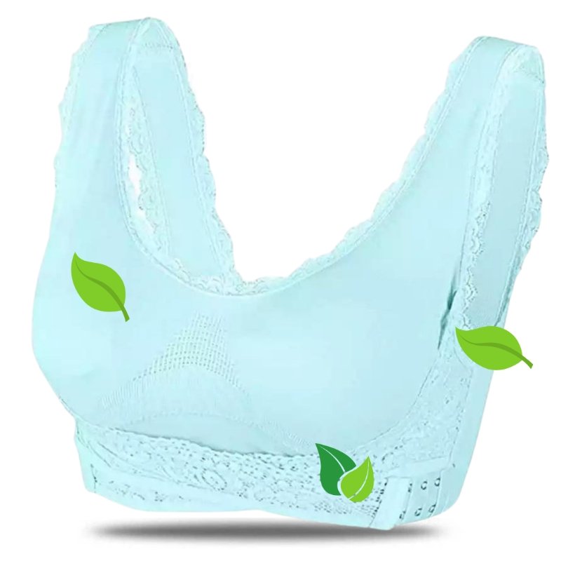 Damen Sport-BH Kabellos Gekreuzte Frontschnalle