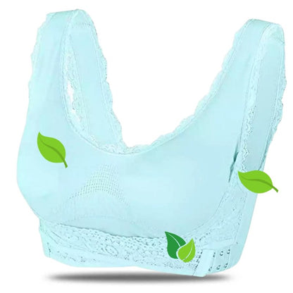 Damen Sport-BH Kabellos Gekreuzte Frontschnalle