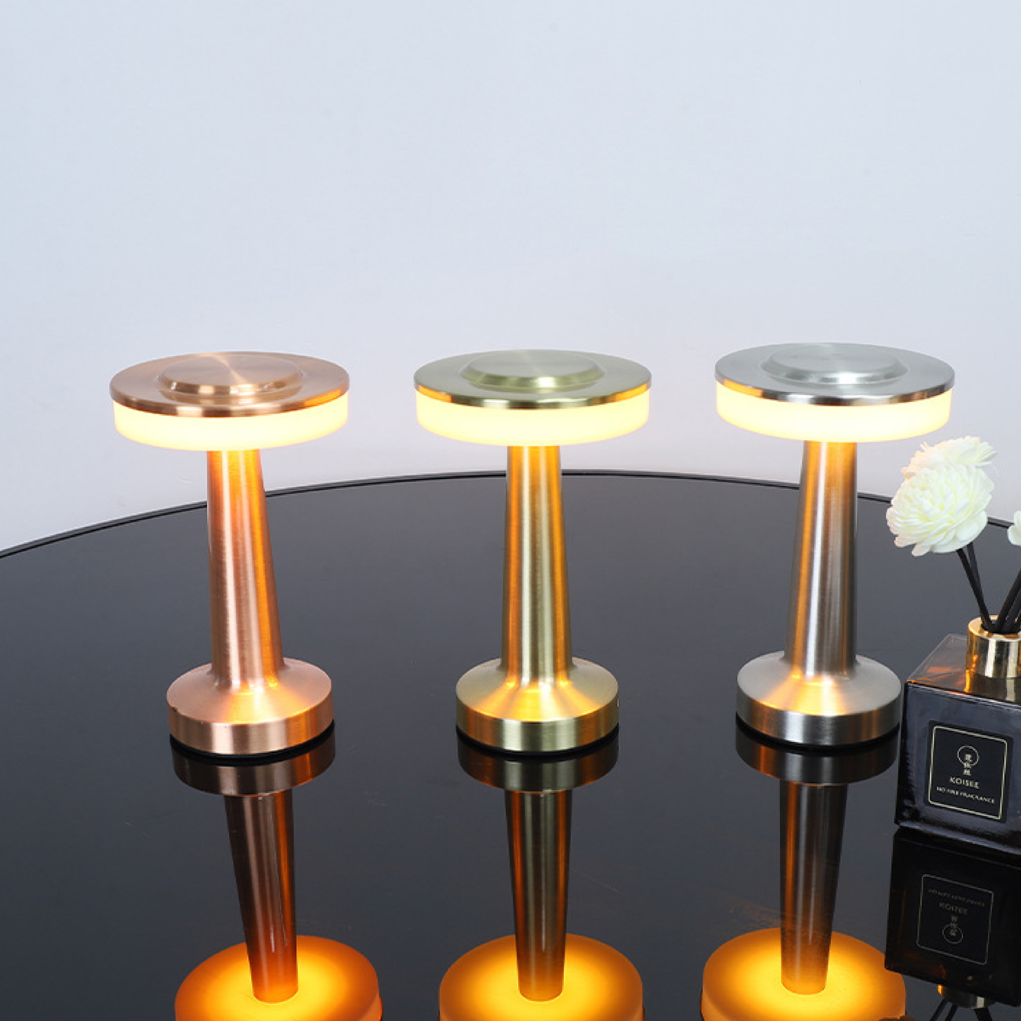 Tischlampe Metall Birdona