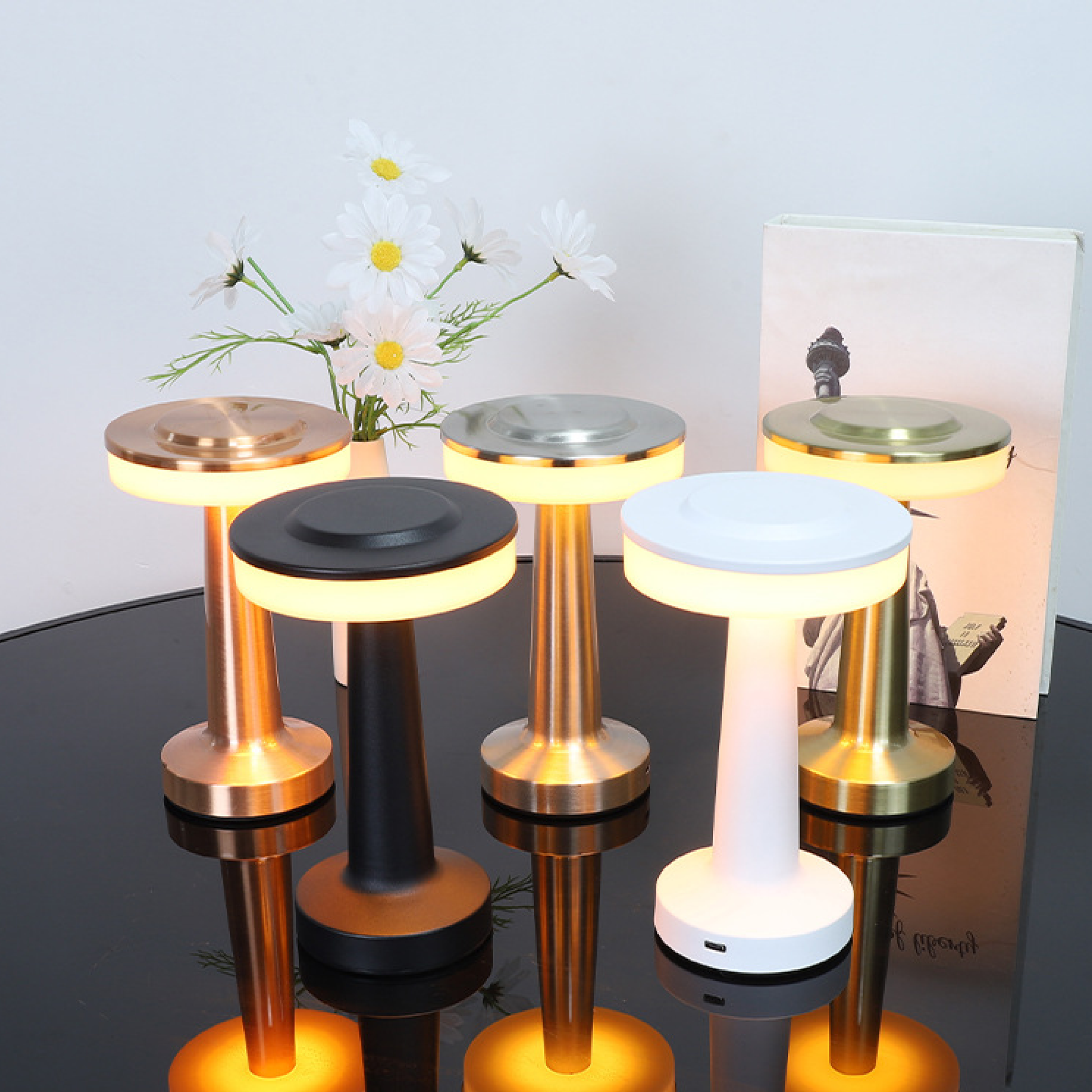 Tischlampe Metall Birdona - Norvielle