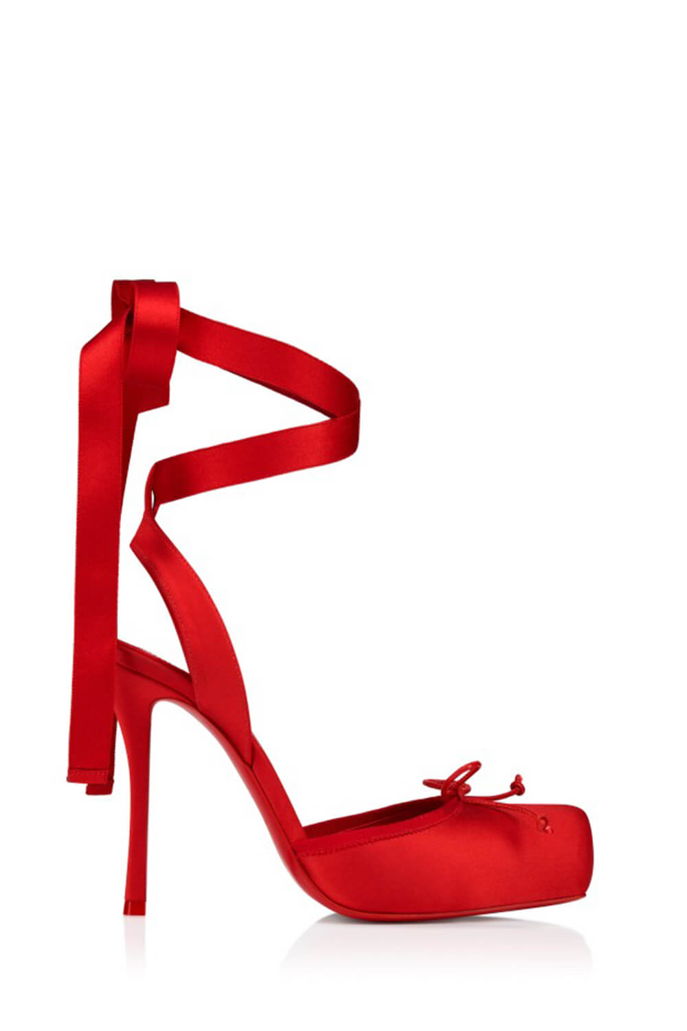 Damen High Heels Quadratische Spitze Ballett Stil