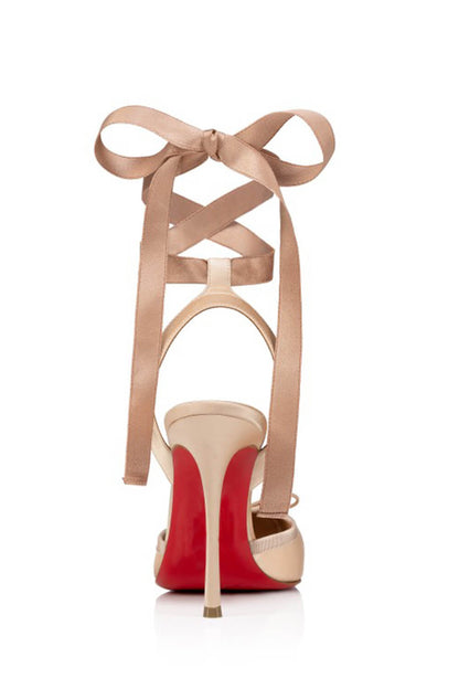Damen High Heels Quadratische Spitze Ballett Stil