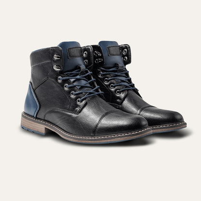 Herren Lederstiefel Vintage Ankle Boots