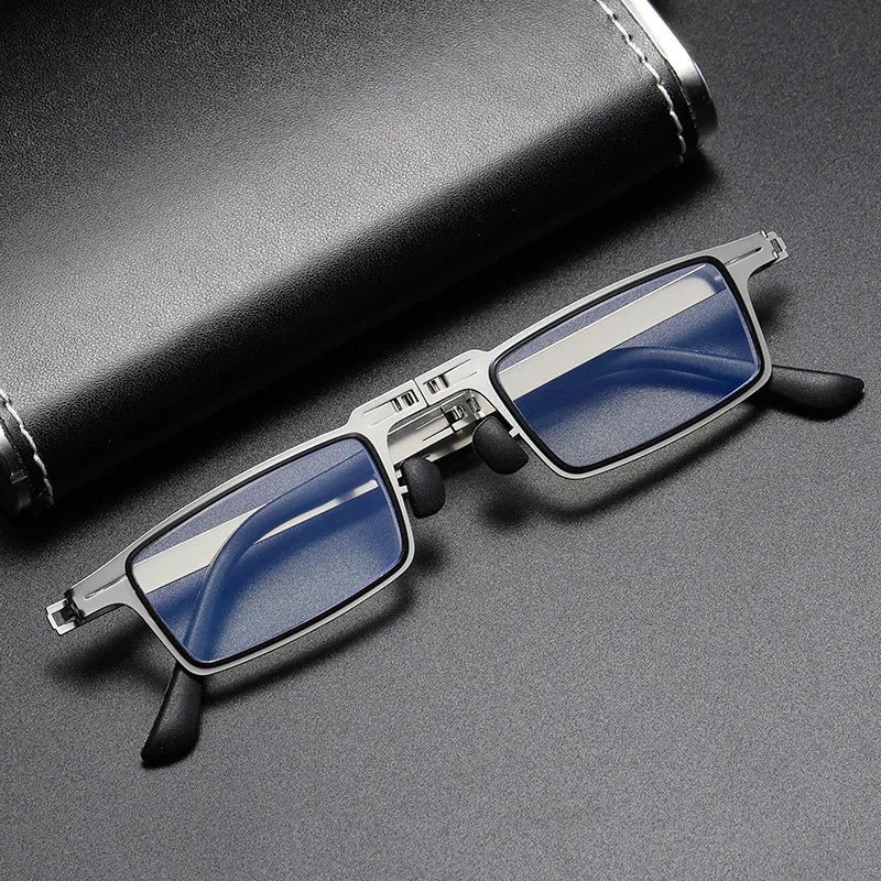 Faltbare Lesebrille Titanrahmen lichtfilter