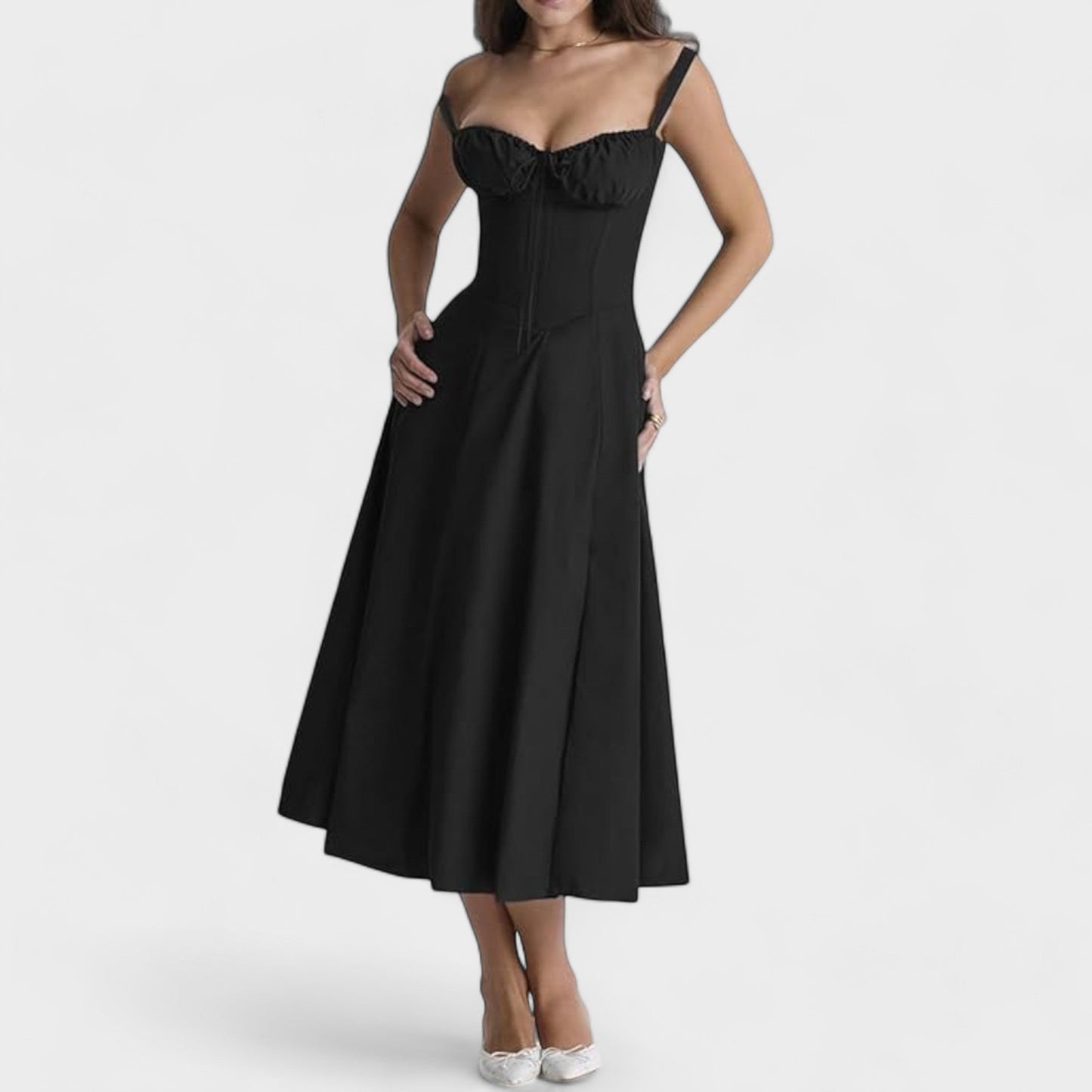 Norvielle Damen Korsett-Kleid
