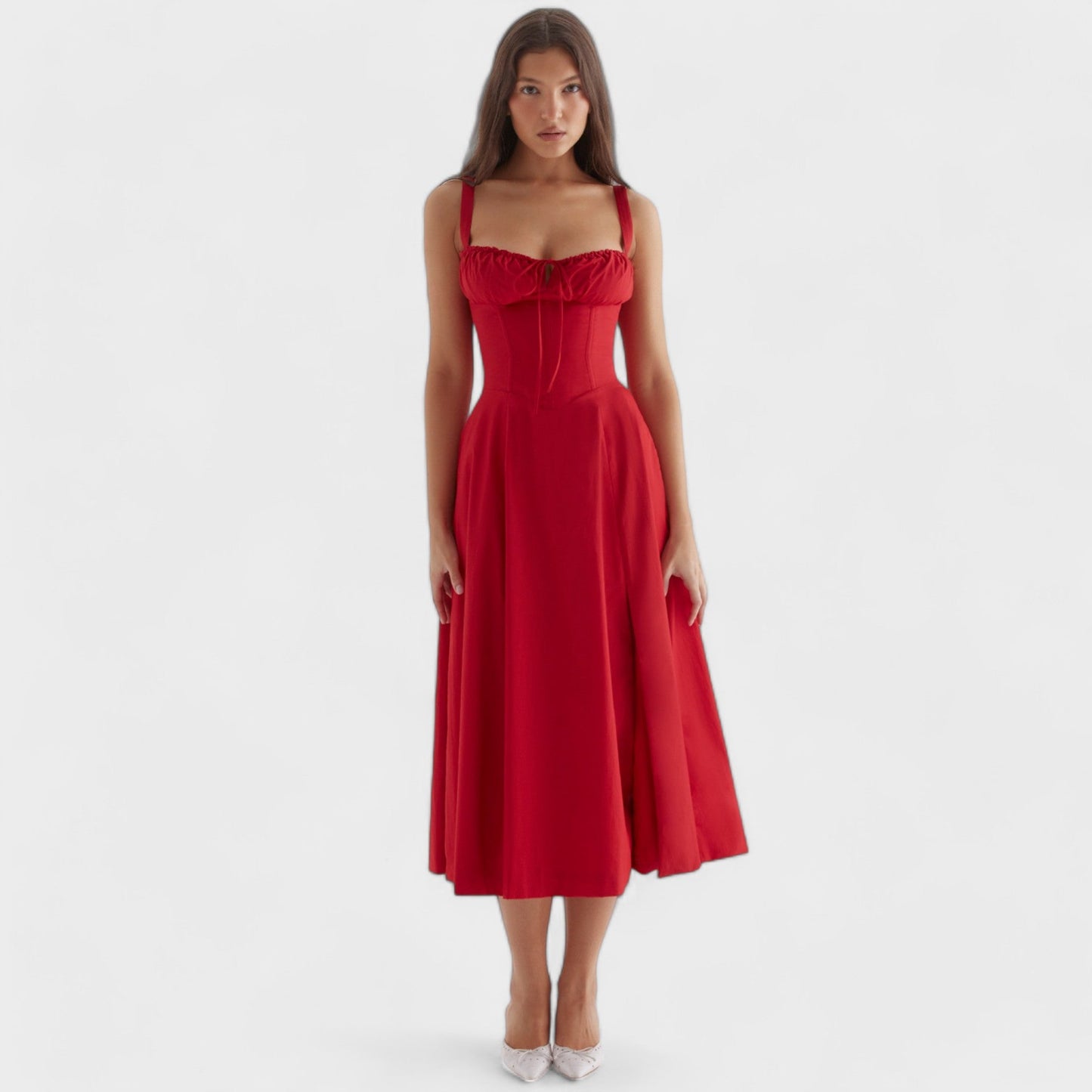 Norvielle Damen Korsett-Kleid