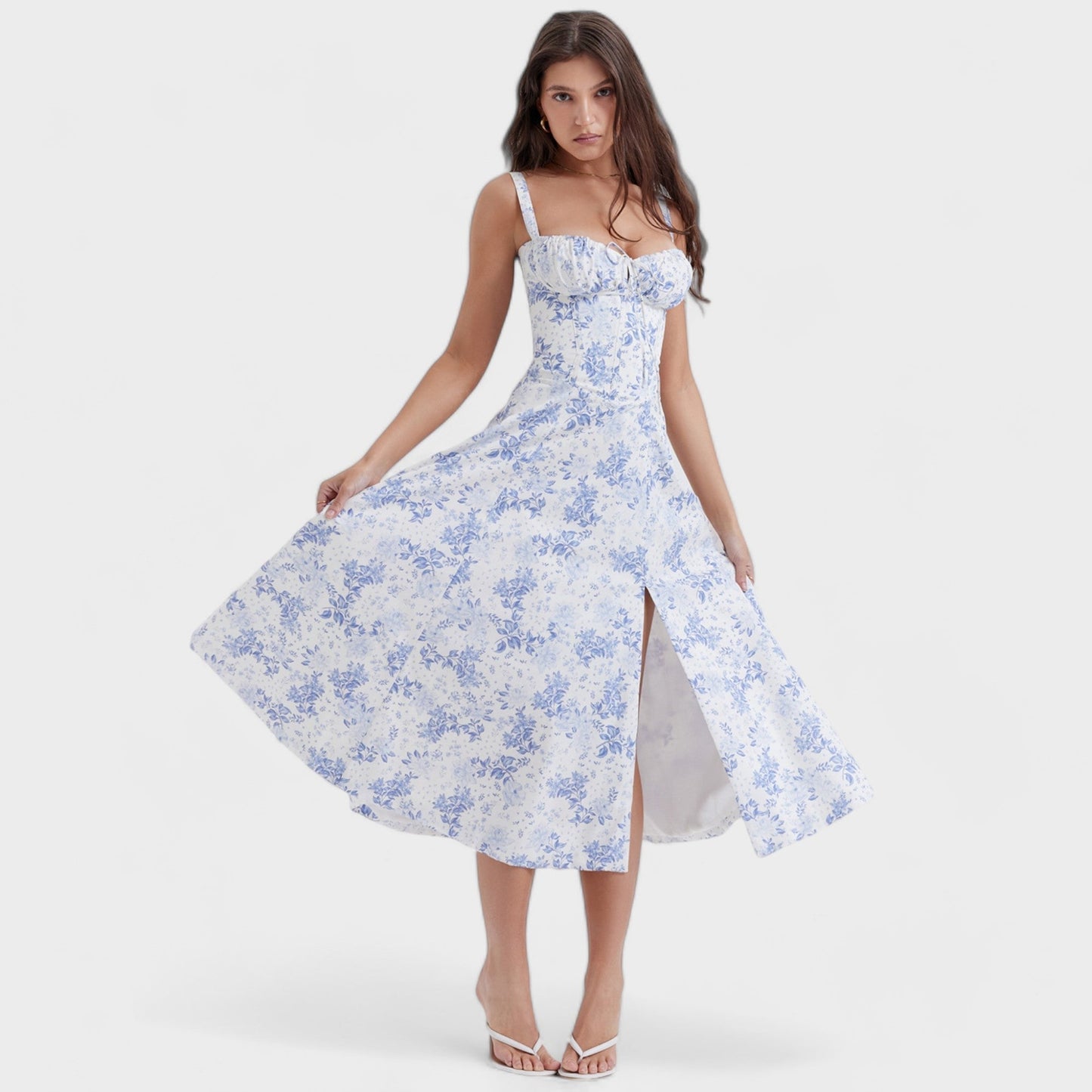 Norvielle Damen Korsett-Kleid