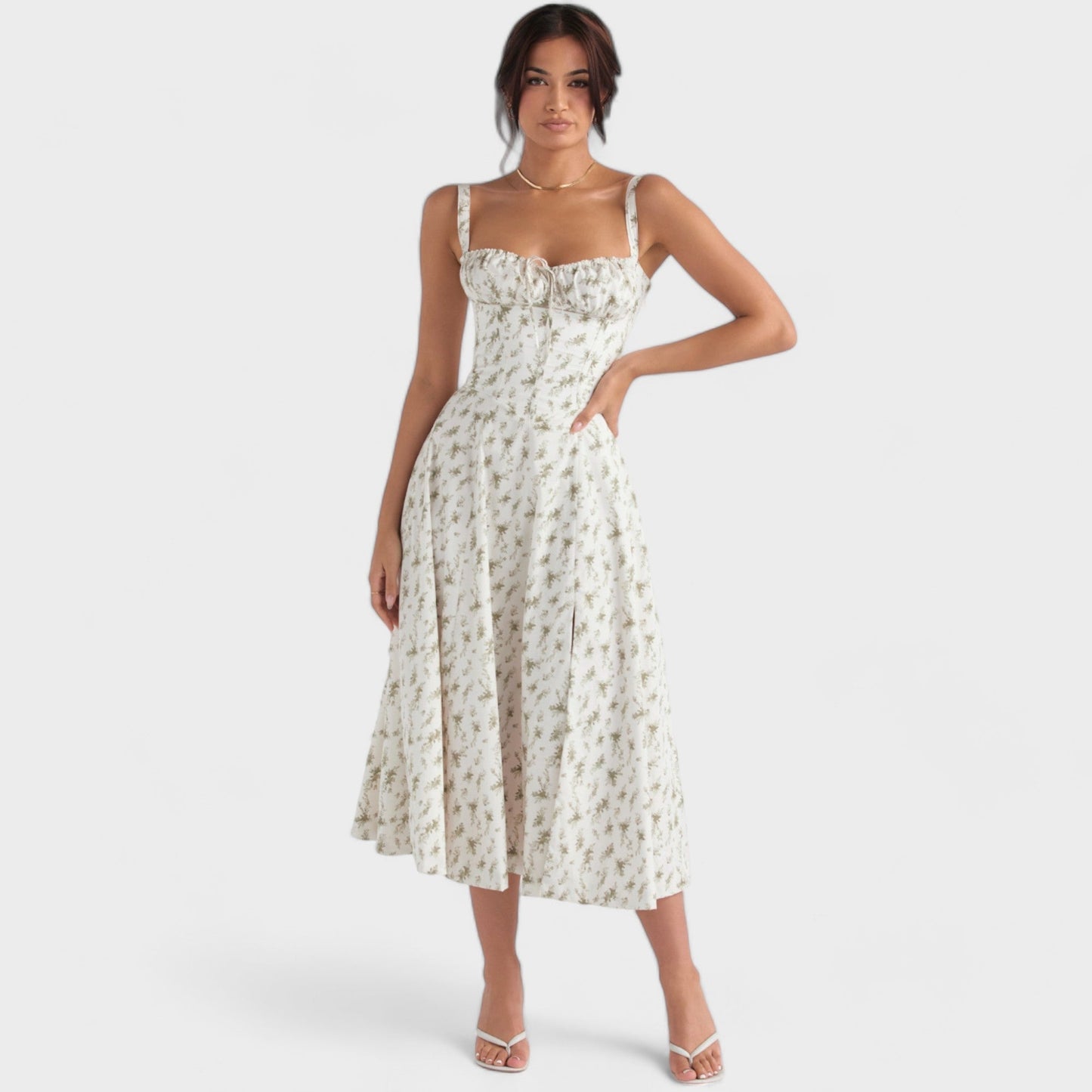 Norvielle Damen Korsett-Kleid