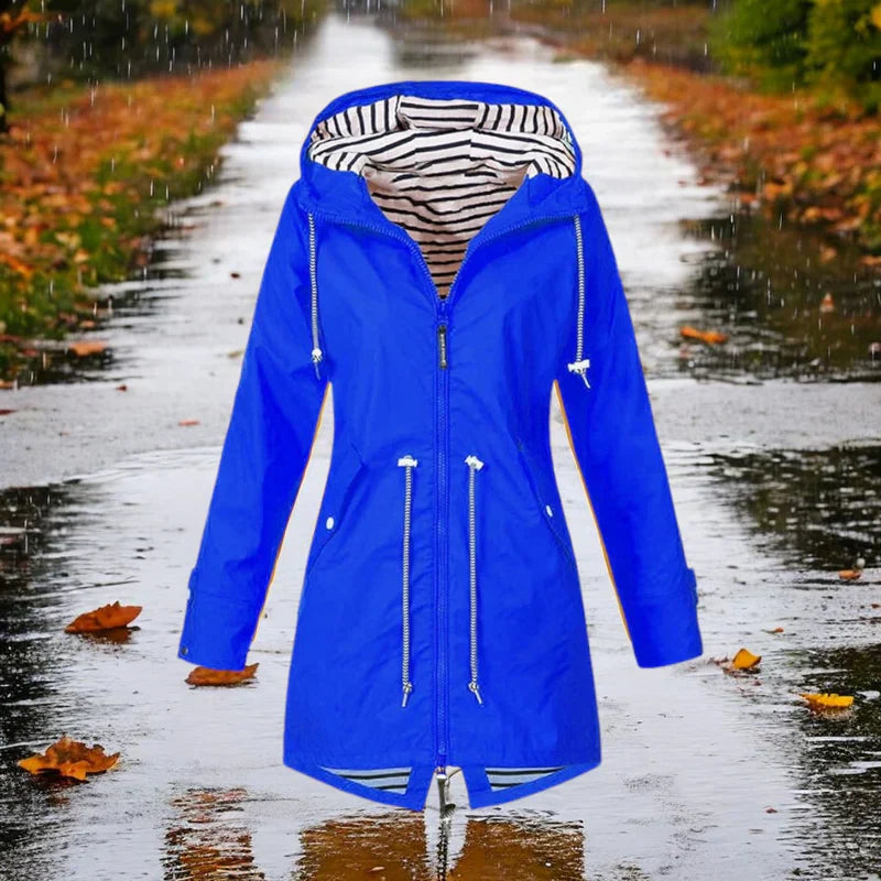 Norvielle Damen Regenjacke Wasserdicht