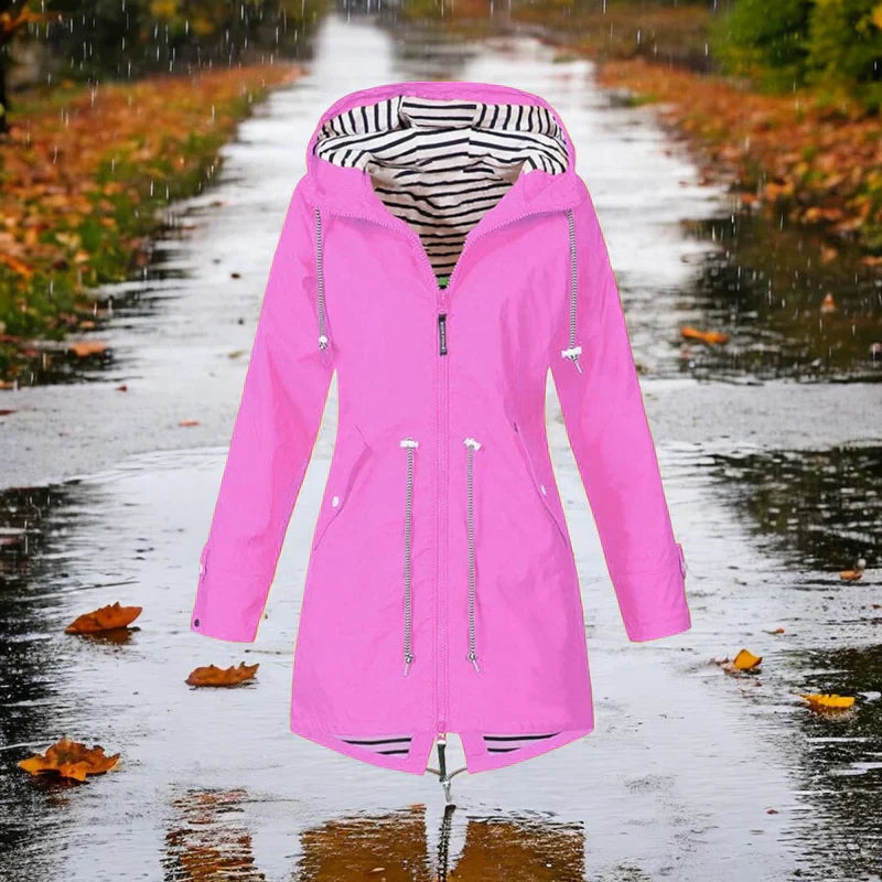 Norvielle Damen Regenjacke Wasserdicht