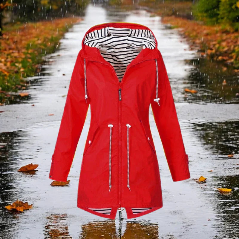Norvielle Damen Regenjacke Wasserdicht