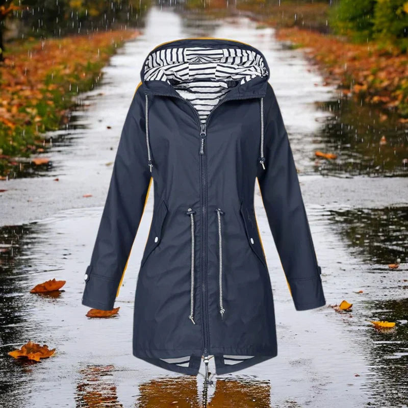 Norvielle Damen Regenjacke Wasserdicht