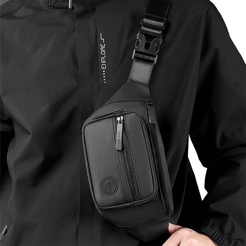 Herren Crossbody-Tasche Multifunktionale Hüfttasche Verstellbar