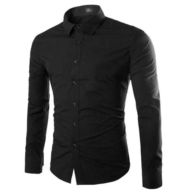 Herren Hemd Bügelfrei Langarm Comfort Fit