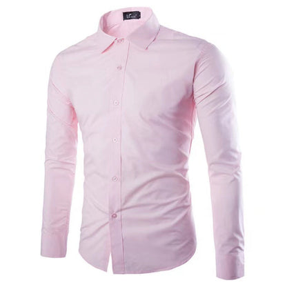 Herren Hemd Bügelfrei Langarm Comfort Fit