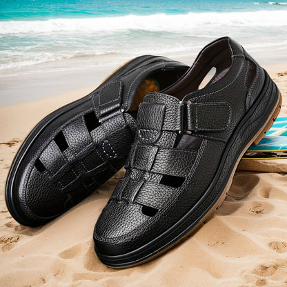 Herren Schuhe Leder Atmungsaktives Rutschfestes Sohlen
