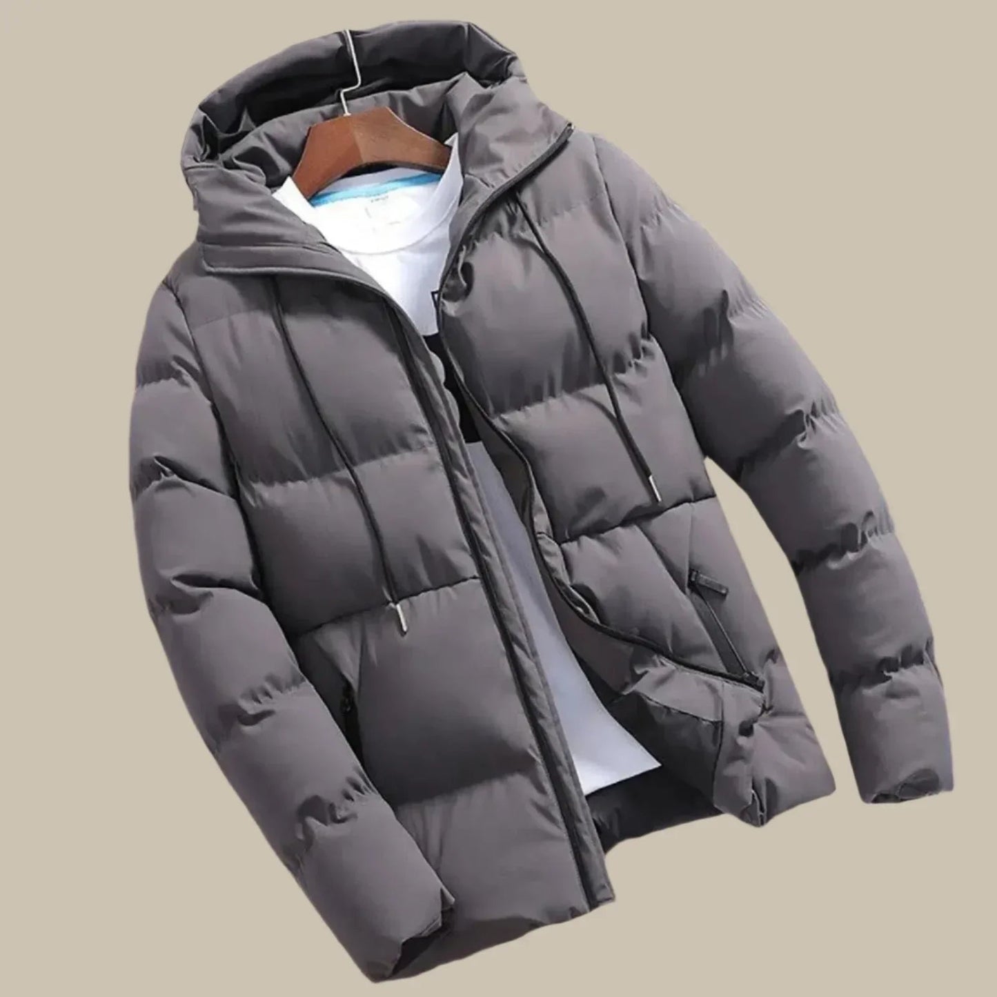 Herren Winterjacke Wasserdicht Gepolstert