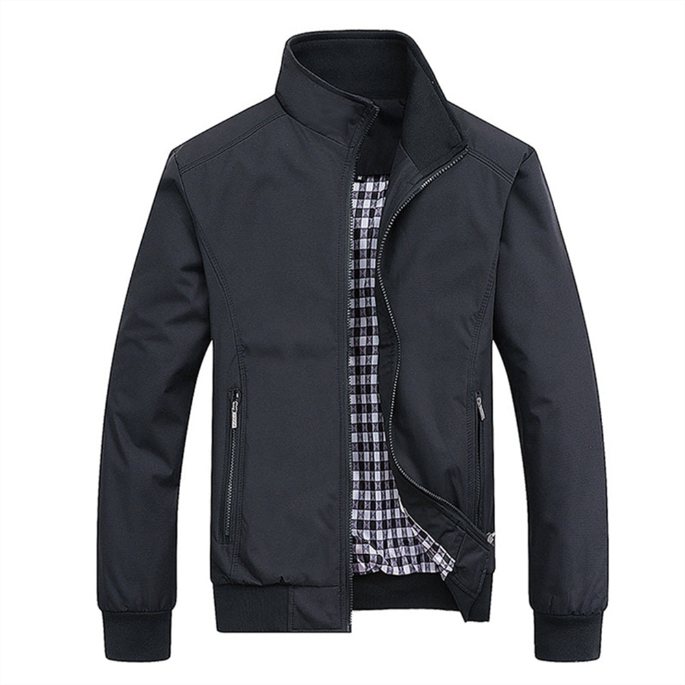 Herren Winterjacke Winddicht Isoliert Retro