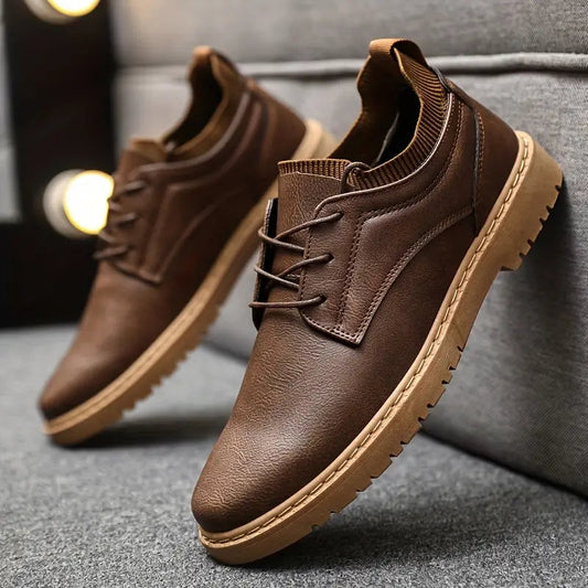 Herren Schnürstiefel Antirutschsohle Stilvoll - Norvielle