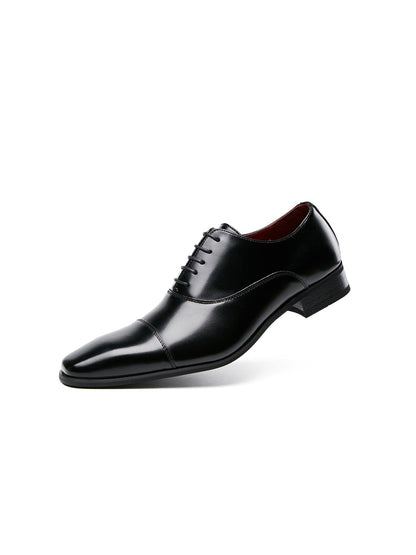 Herren Schnürschuhe Echtes Leder Klassisch