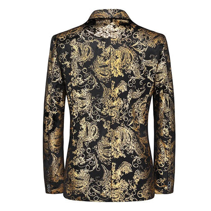 Herren Blazer Wasserdicht Silberne Akzente