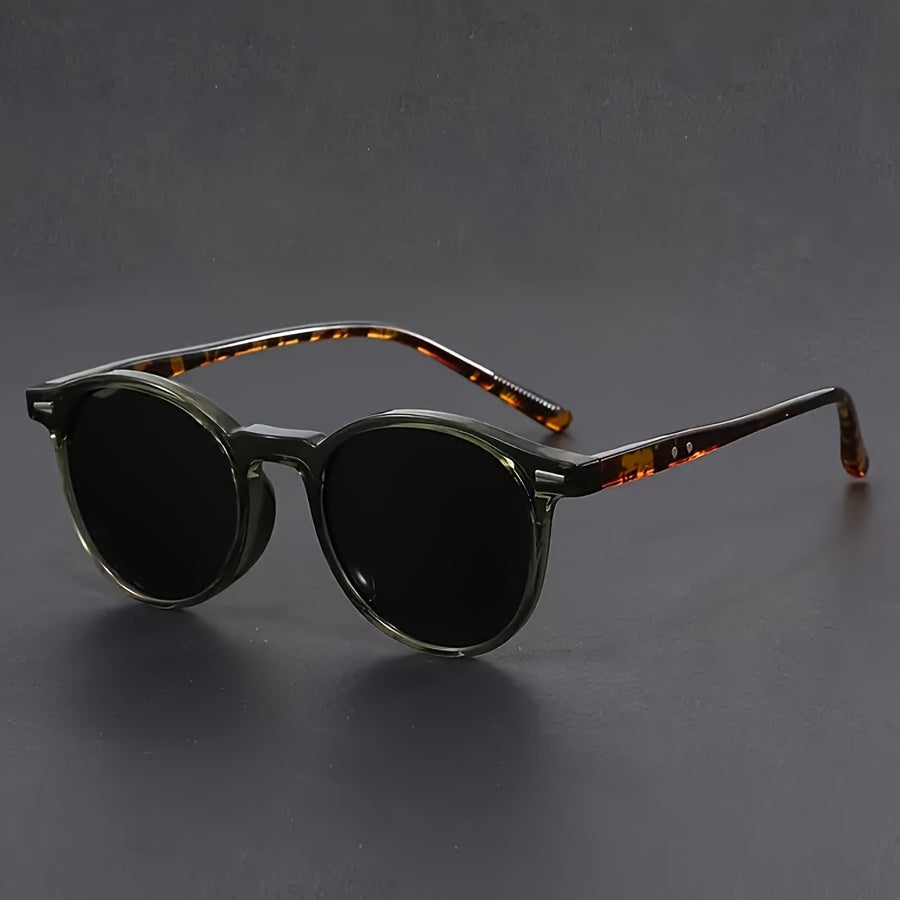 Herren Rundbrille Schildpatt Leicht