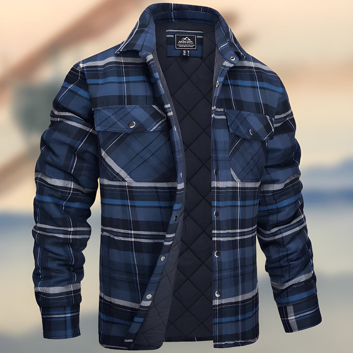 Herren Slimfit Hemd Elegantes Design Zeitlos