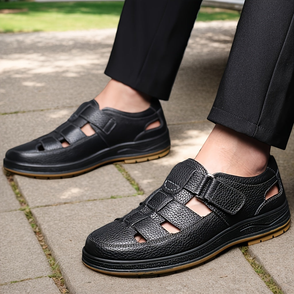 Herren Schuhe Leder Atmungsaktives Rutschfestes Sohlen