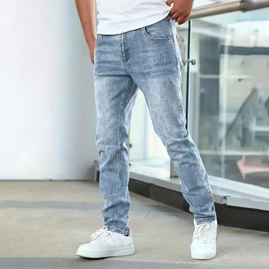 Herren Jeanshose Flare Mittlerer Stretch Denim Klassisch - Norvielle