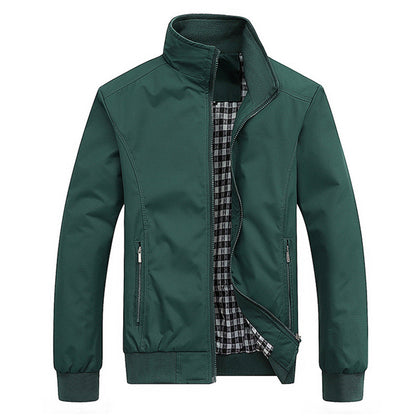 Herren Winterjacke Winddicht Isoliert Retro