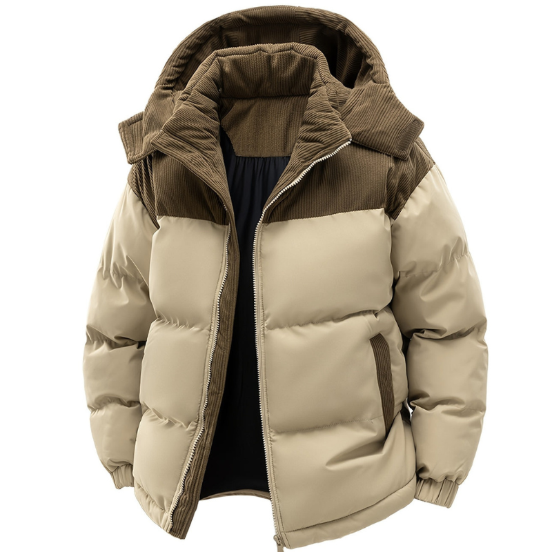 Herren Winterjacke Warm Isoliert mit Kapuze