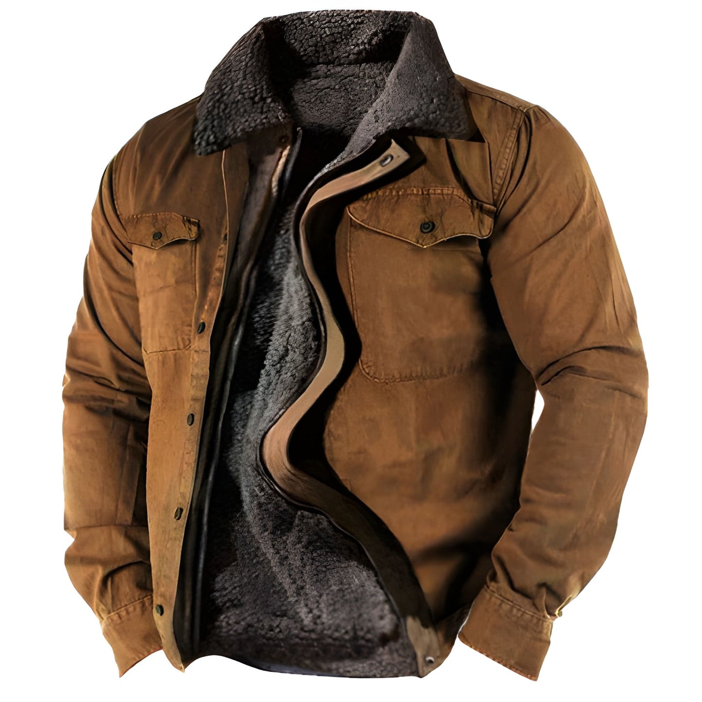 Herren Winterjacke Militärstyle Funktionale Taschen Nachhaltig wird
