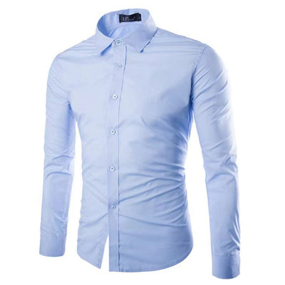 Herren Hemd Bügelfrei Langarm Comfort Fit