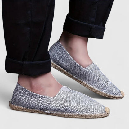 Herren Espadrilles Atmungsaktives Material Strandstil Beige