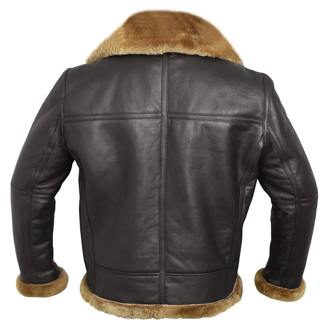 Herren Winterjacke Gefüttert Warm Reißverschluss