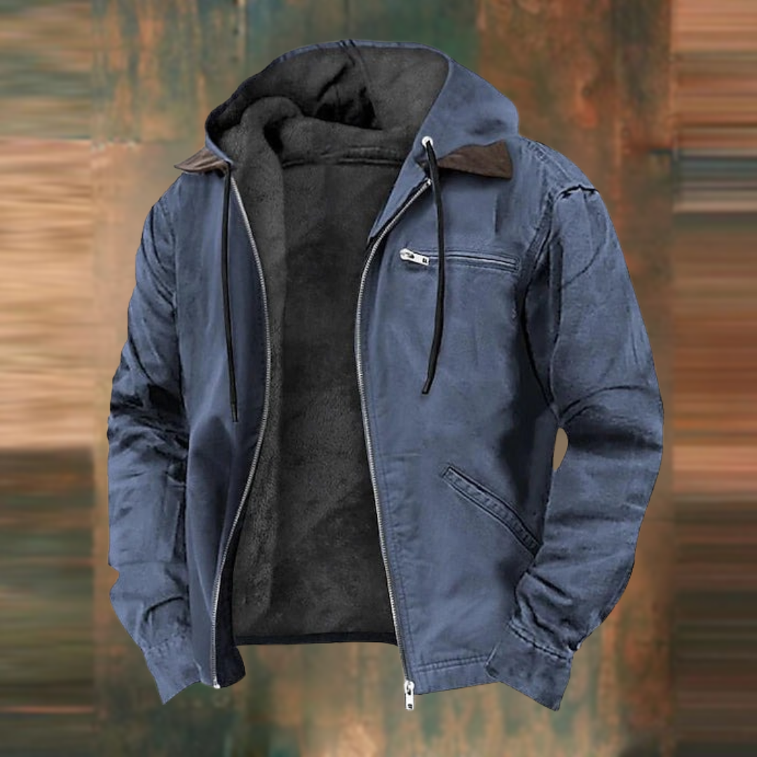 Herren Winterjacke Warm Halblang Wasserabweisend