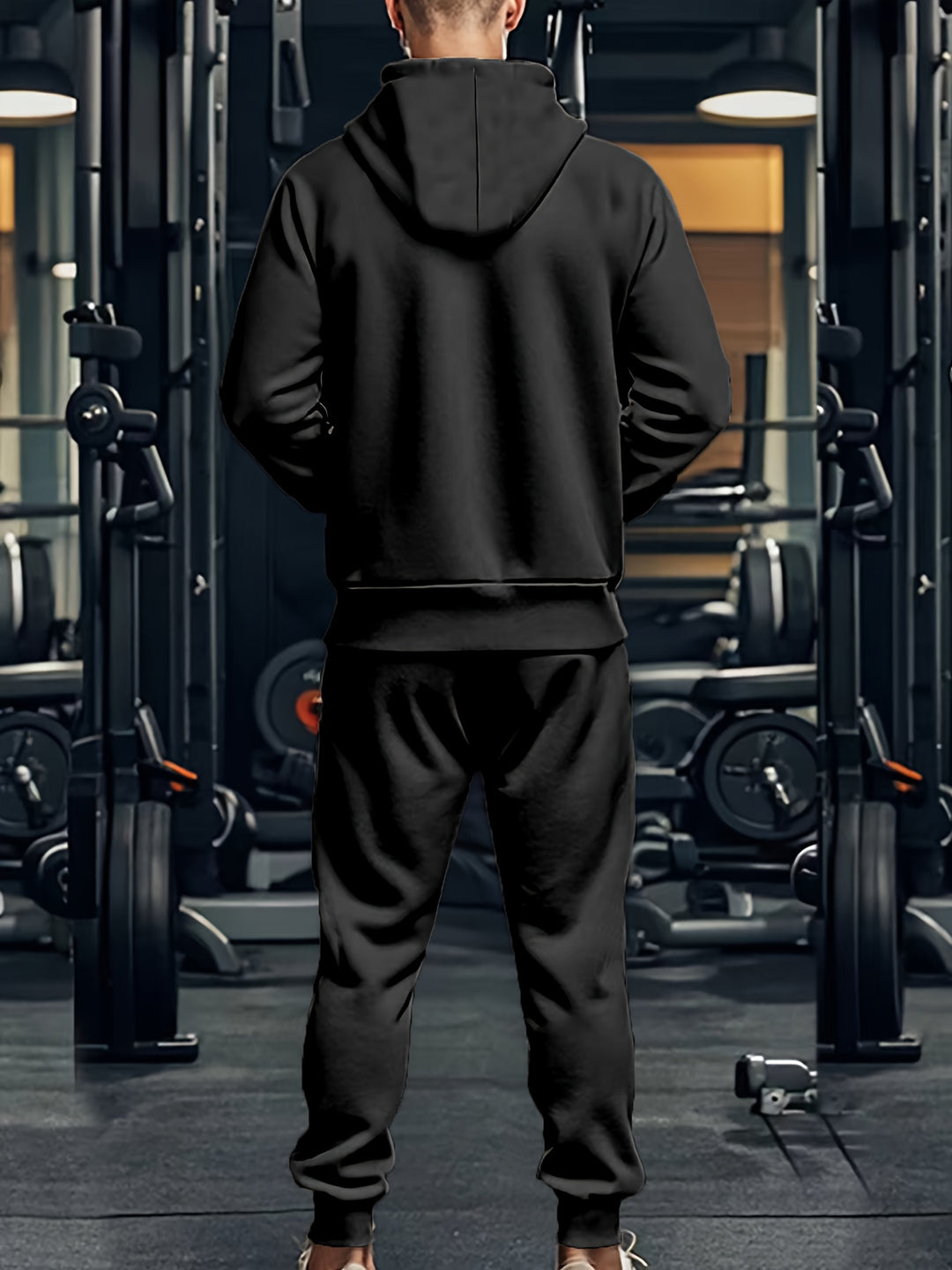 Herren Sportset Jogginghose Hoodie Bequem