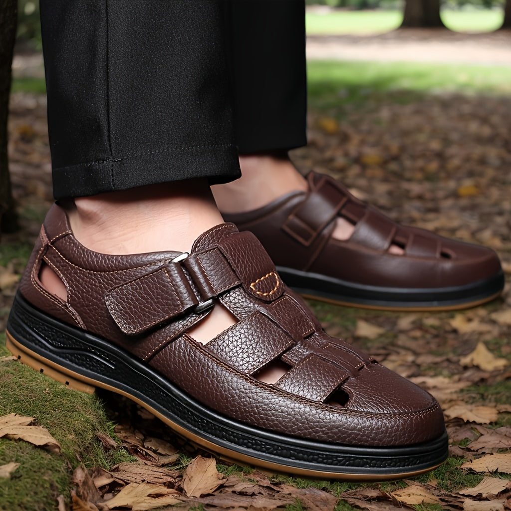Herren Schuhe Leder Atmungsaktives Rutschfestes Sohlen