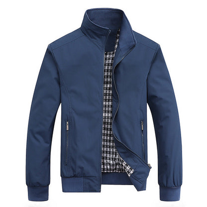 Herren Winterjacke Winddicht Isoliert Retro