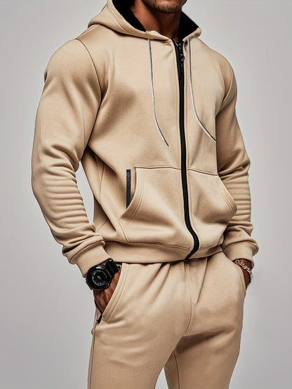 Herren Sportset Jogginghose Hoodie Bequem