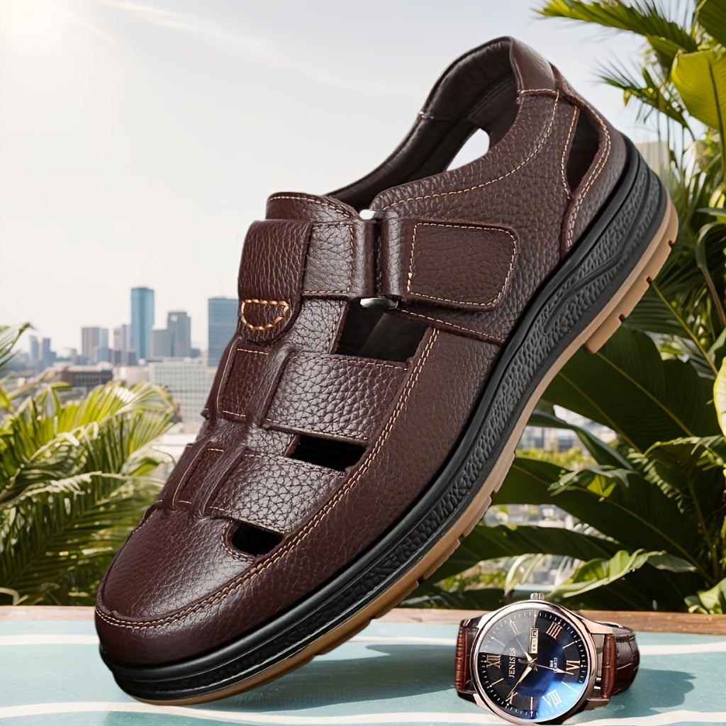 Herren Schuhe Leder Atmungsaktives Rutschfestes Sohlen