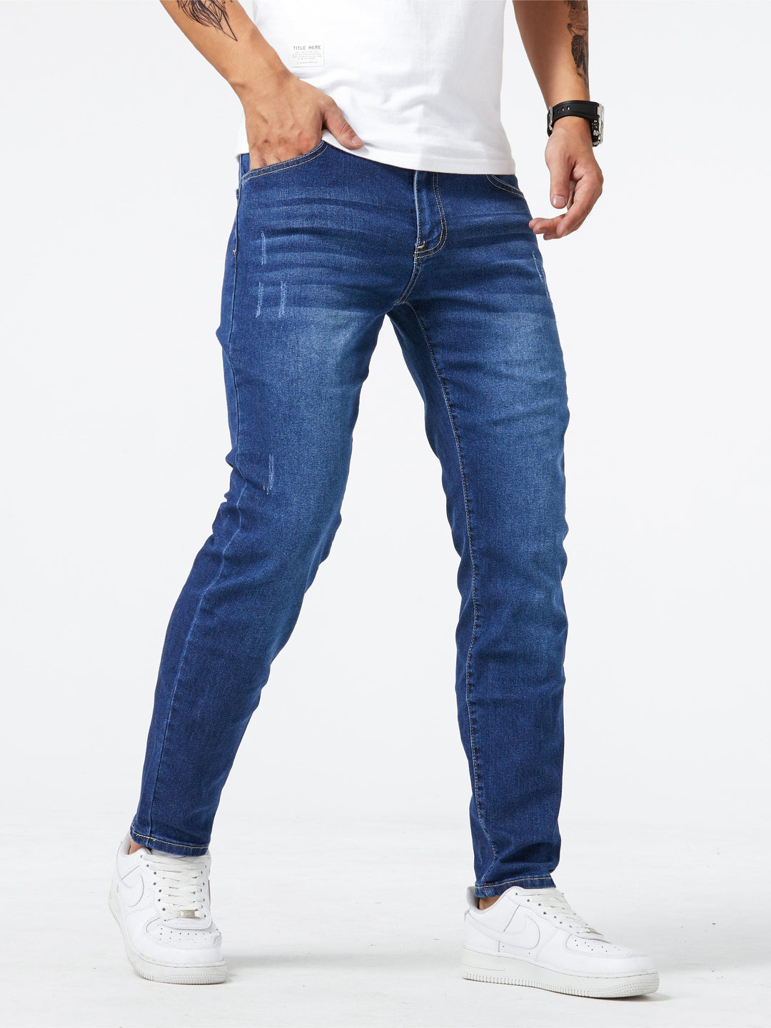 Herren Slimfit Jeans Stretch Bequem