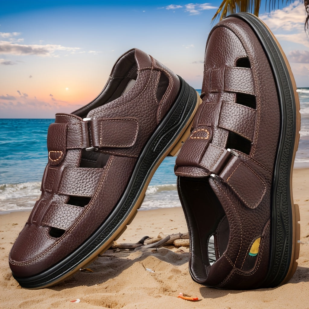 Herren Schuhe Leder Atmungsaktives Rutschfestes Sohlen