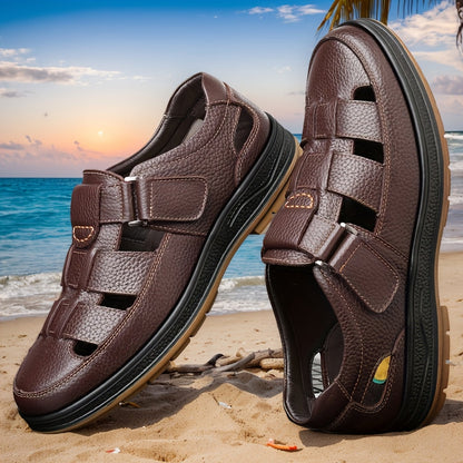 Herren Schuhe Leder Atmungsaktives Rutschfestes Sohlen