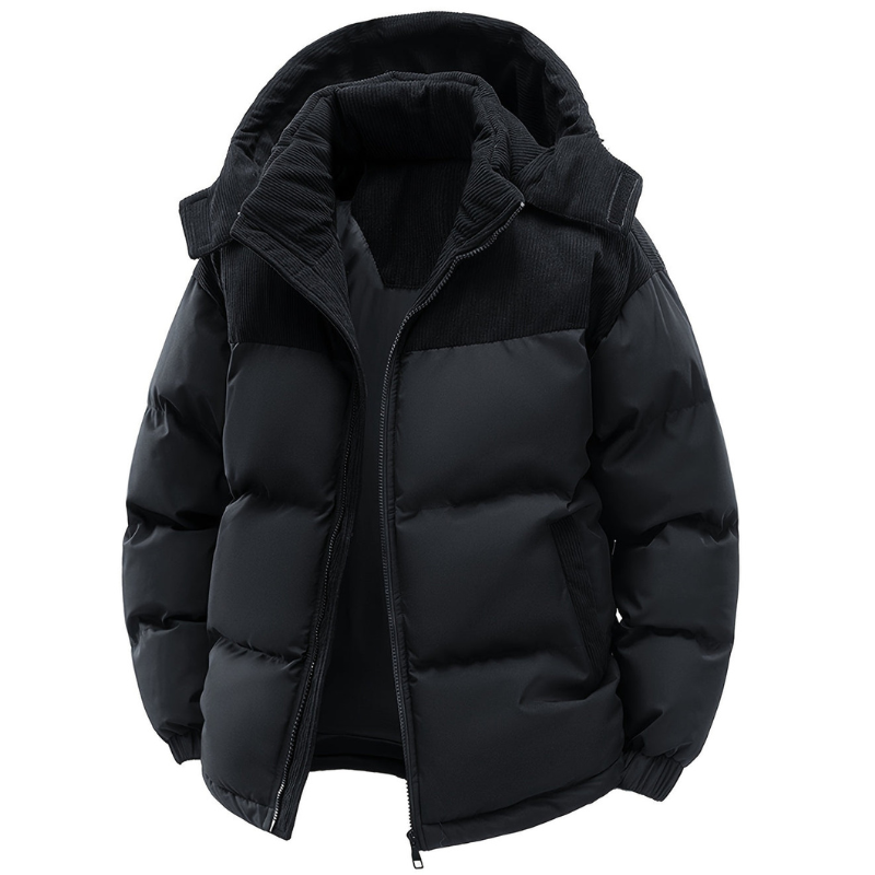 Herren Winterjacke Warm Isoliert mit Kapuze - Norvielle