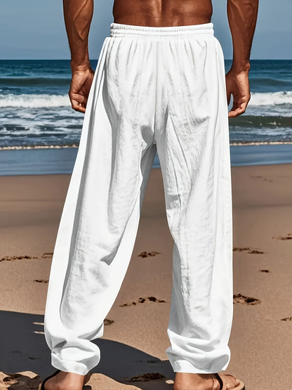 Herrenhose Atmungsaktiv Lässig Komforthose mit Verstellbarem Bund