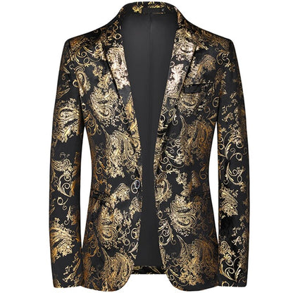 Herren Blazer Wasserdicht Silberne Akzente