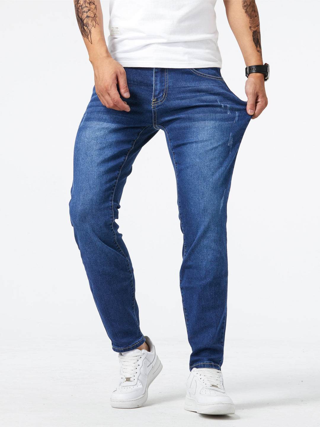 Herren Slimfit Jeans Stretch Bequem
